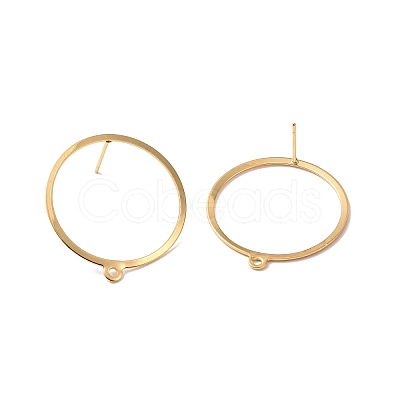 201 Stainless Steel Stud Earring Findings X-STAS-K241-12G-1