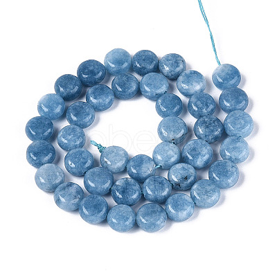 Dyed Natural White Jade Beads Strands G-T143-16E-1