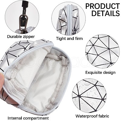 Square PU Leather Sanitary Napkin Storage Zipper Bags ABAG-WH20009-10A-1