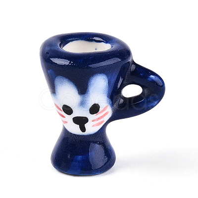 Handmade Porcelain Mug Cup Decoration PORC-T133-22B-1