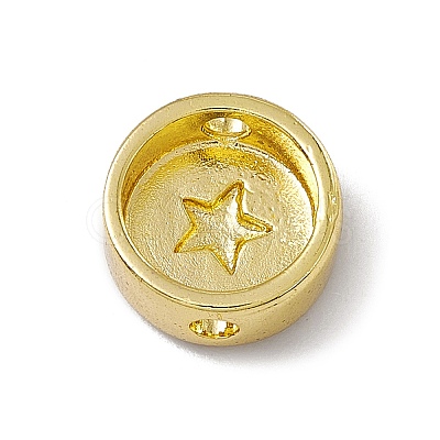 Brass Enamel Beads KK-F814-03G-03-1
