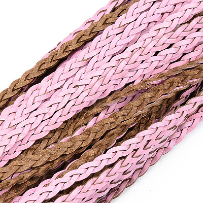 Braided PU Leather Cords LC-S018-10J-1