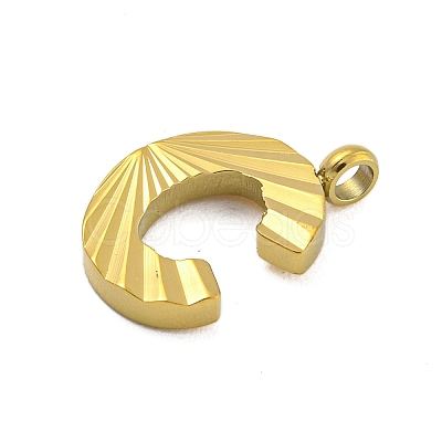 Ion Plating(IP) 304 Stainless Steel Charms STAS-G345-01G-C-1