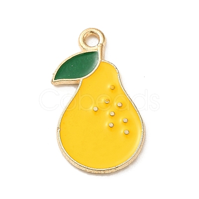 Alloy Enamel Pendants ENAM-E064-25KCG-11-1