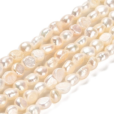Natural Cultured Freshwater Pearl Beads Strands PEAR-E016-111-1