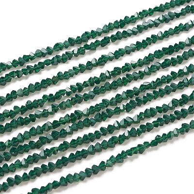 Transparent Solid Color Glass Beads Strands X-GLAA-L031-01-B02-1