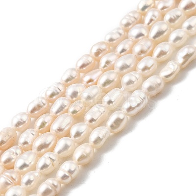 Natural Cultured Freshwater Pearl Beads Strands PEAR-I007-01L-01A-1