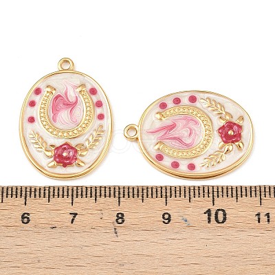 304 Stainless Steel Enamel Pendants STAS-C158-04G-01-1