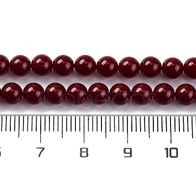 Baking Paint Glass Beads GLAA-Z010-01C-1