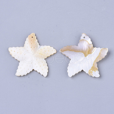 Freshwater Shell Pendants X-SSHEL-Q297-25-1