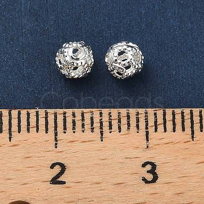 Rack Plating Brass Beads KK-R211-02S-1