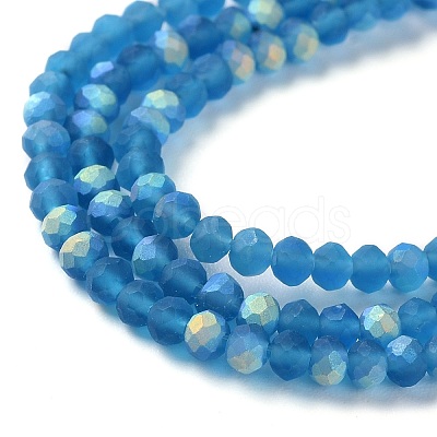 Imitation Jade Glass Beads Strands EGLA-YW0003-19A-23-1