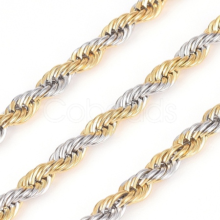 304 Stainless Steel Rope Chains CHS-G011-09-1
