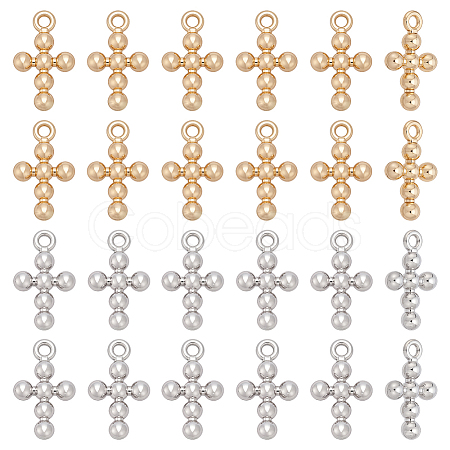 24Pcs 2 Colors Alloy Pendants FIND-WR0012-77-1