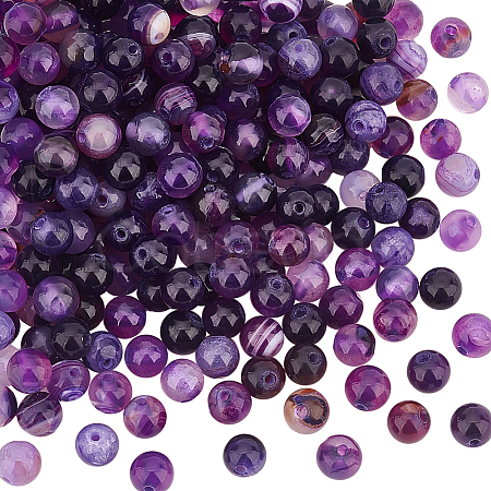 4 Strands Natural Fire Crackle Agate Beads Strands G-OC0003-09-1