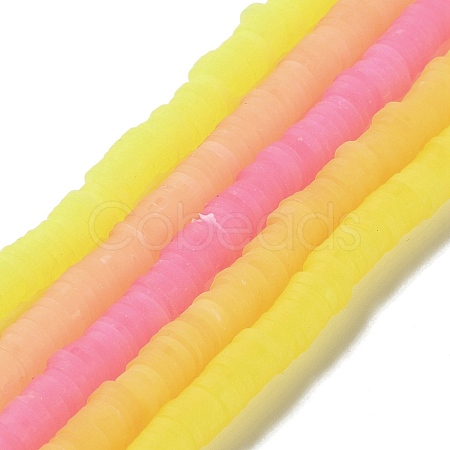 Handmade Polymer Clay Beads Strands CLAY-F004-C-1