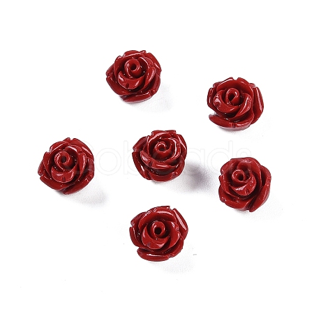 Synthetic Coral Carved Beads CORA-C003-18J-1