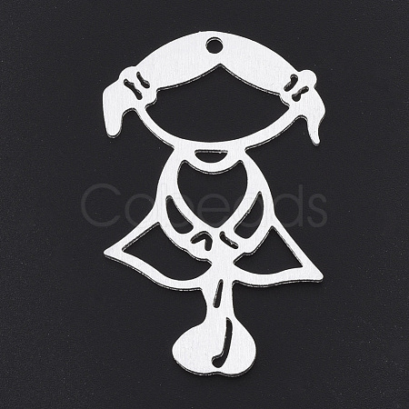 Aluminium Big Pendants ALUM-T001-88S-1