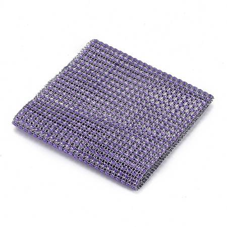 24 Rows Plastic Diamond Mesh Wrap Roll DIY-L049-05G-1