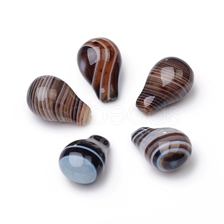 Natural Banded Agate/Striped Agate Beads G-L514-002C-1