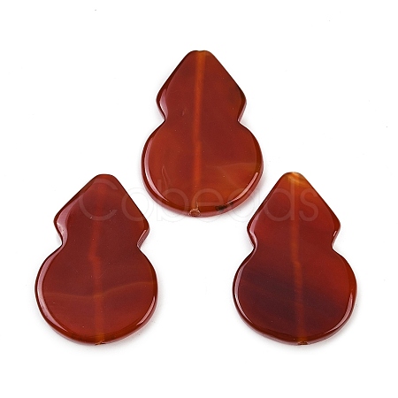 Natural Red Agate Beads G-S393-09-1