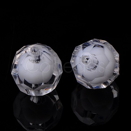 Transparent Acrylic Beads TACR-S113-20mm-01-1