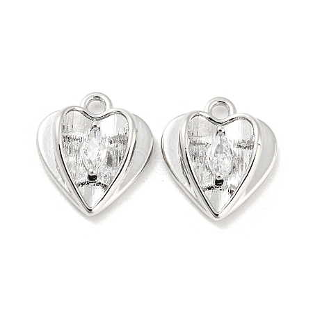 Clear Glass Charms X-KK-E090-25P-1