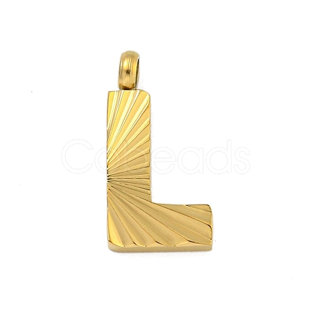 Ion Plating(IP) 304 Stainless Steel Charms STAS-G345-01G-L-1
