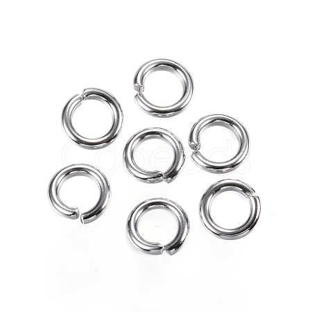 Tarnish Resistant 304 Stainless Steel Open Jump Rings A-STAS-D448-098P-5mm-1