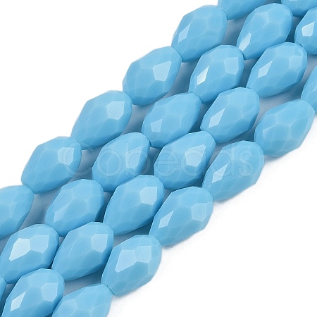 Opaque Solid Color Beads Strands EGLA-N013-P4mm-D10-1