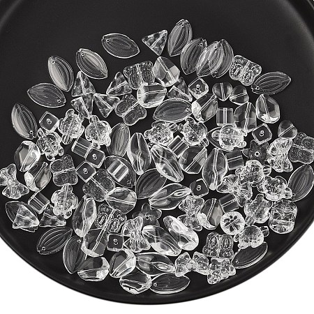 150Pcs Gradient Color Transparent Glass Beads GLAA-YW0004-91A-1