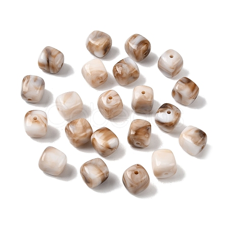 Opaque Acrylic Beads X-OACR-D320-01K-1