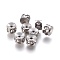 304 Stainless Steel Rhinestone Beads, Column, 5x3.5mm, Hole: 1mm