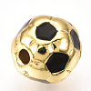 Brass Enamel Beads KK-Q738-10mm-02G-3