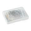 100Pcs 6 Styles 304 Stainless Steel Screw Eye Pin Peg Bails FIND-FS0002-85-6