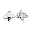 Alloy Enamel Pendants ENAM-G213-20P-2