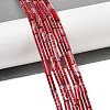 Dyed Natural Imperial Jasper Beads Strands G-H087-H01-01D-2