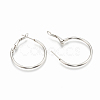 Tarnish Resistant 304 Stainless Steel Hoop Earrings STAS-S078-07-40mm-2