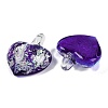 Lampwork Pendants FOIL-K003-02F-2