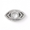 Tibetan Style Alloy Bead Frame TIBE-WH0002-08AS-2