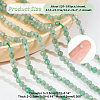 Nbeads 2 Strands Natural Green Aventurine Beads Strands G-NB0005-02-2