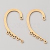 Alloy Ear Cuff Findings FIND-WH0126-201MG-1