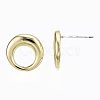 Alloy Stud Earring Findings PALLOY-T064-66LG-RS-3