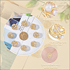 Wire Wrapped Acrylic Beads KK-DC0002-98-3