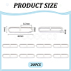 201 Stainless Steel Linking Rings STAS-UN0051-50-3