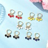 Brass Hoop Earrings EJEW-JE06674-2