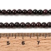 Natural Garnet Gemstone Bead Strands X-G-R263-4mm-4