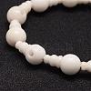 Natural Jade 3-Hole Guru Bead Strands G-K149-37-2