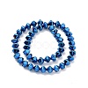 Electroplated Non-magnetic Synthetic Hematite Beads Strands G-G862-01D-2