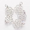 Tarnish Resistant 304 Stainless Steel Pendants STAS-Q201-T454S-1